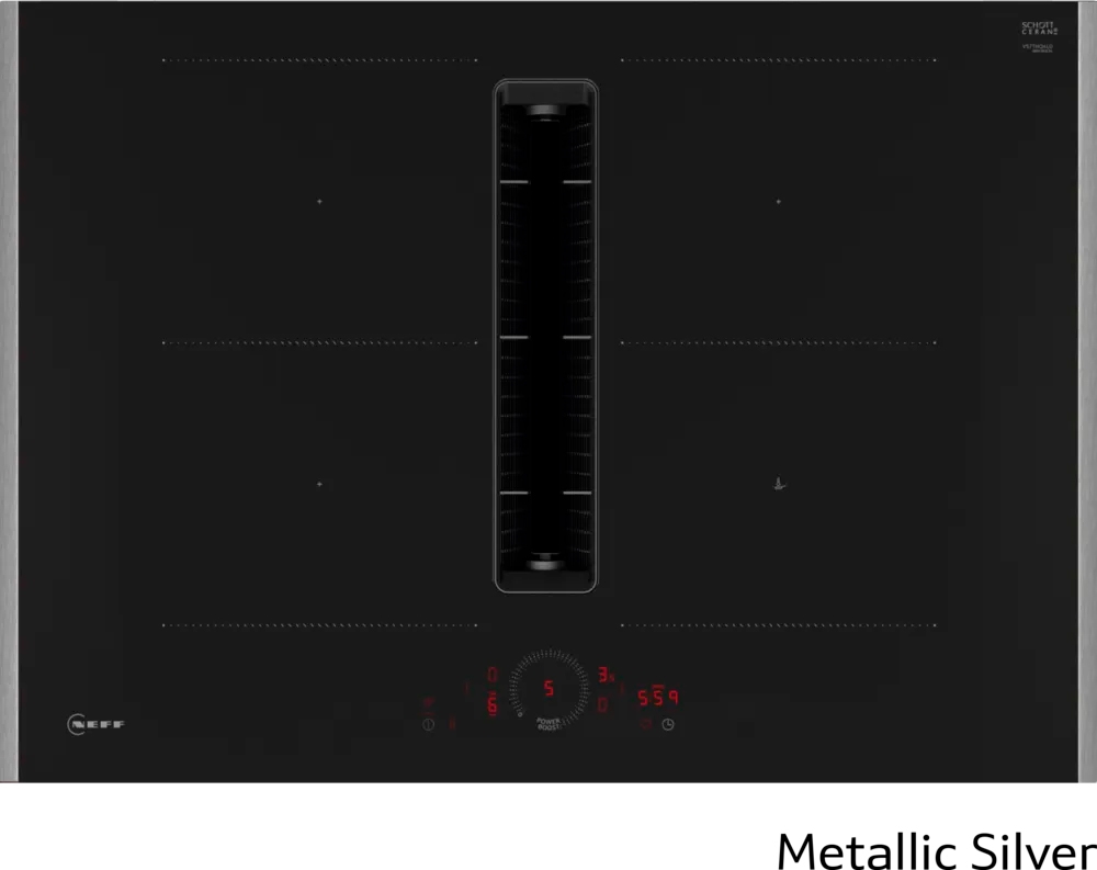 Induktionskogeplade med indbygget emfang 70 cm Flex Design - N 70 - Neff V57YHQ4C0 - Metallic Silver